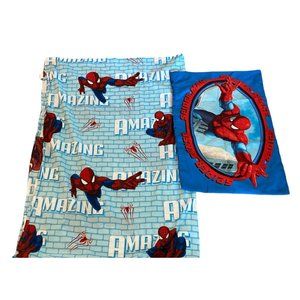 RARE VINTAGE "SPIDER-MAN” TWIN/FLAT BED TOP SHEET